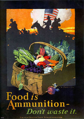 Cartel de concienciación de la Administración de Alimentos de los Estados Unídos 